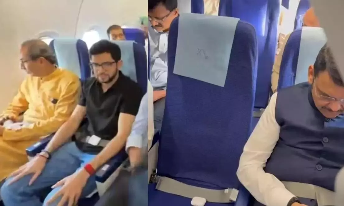 CM देवेंद्र फडणवीस और उद्धव ठाकरे ने एक ही प्लाइट में भरी उड़ान, क्या है राजनीतिक मायने?