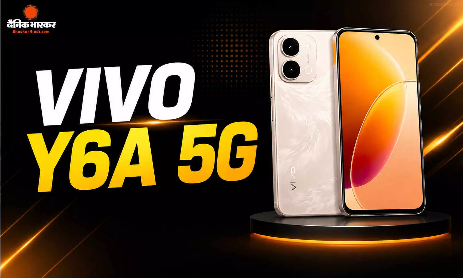 Vivo Y6a स्नैपड्रैगन 4 जेन 2 चिपसेट और 7200mAh बैटरी के साथ हुआ लॉन्च, जानिए कीमत और खूबियां