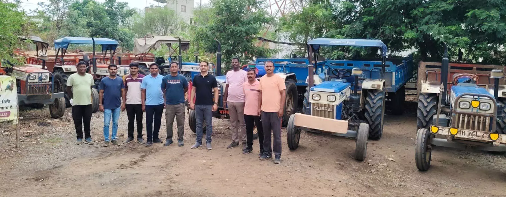 रेत उत्खनन पर लगाम, वैनगंगा नदी से 6 ट्रैक्टर-ट्रॉली समेत 42 लाख का माल पकड़ा