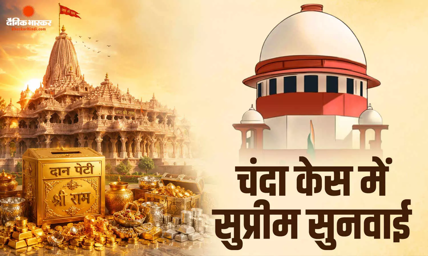 सुप्रीम कोर्ट में राम मंदिर कथित चंदा चोरी मामले की आज अहम सुनवाई
