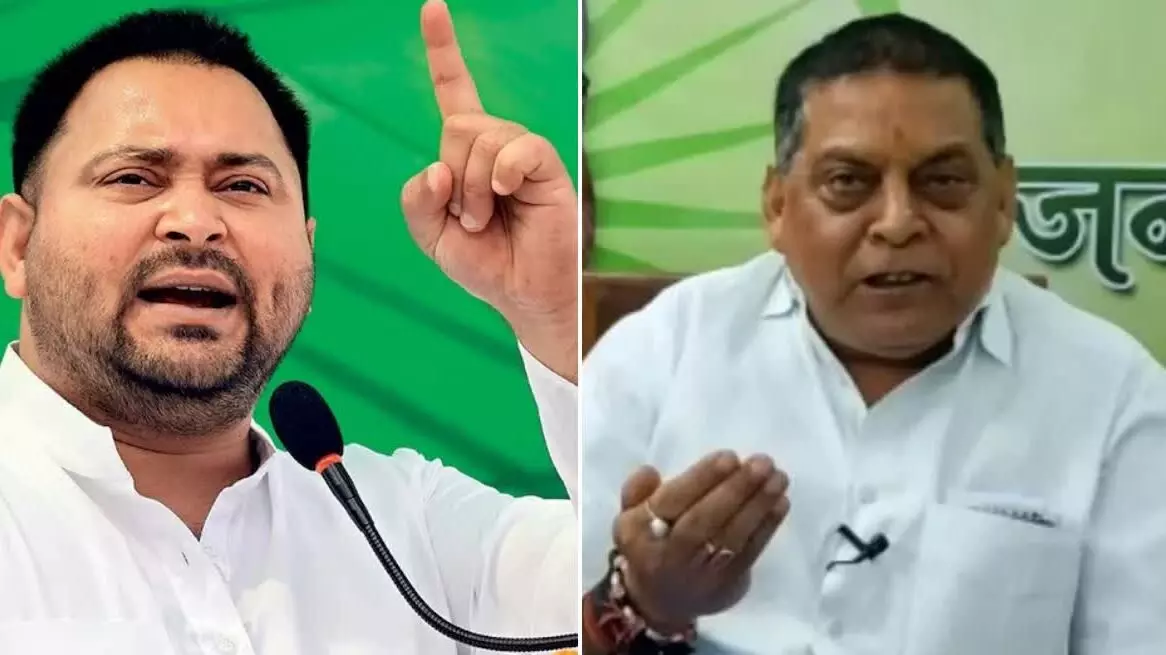 वे अब भाषाई रूप से..., तेजस्वी यादव के महिलाओं को 10 हजार बांटने वाले JDU ने किया तीखा पलटवार