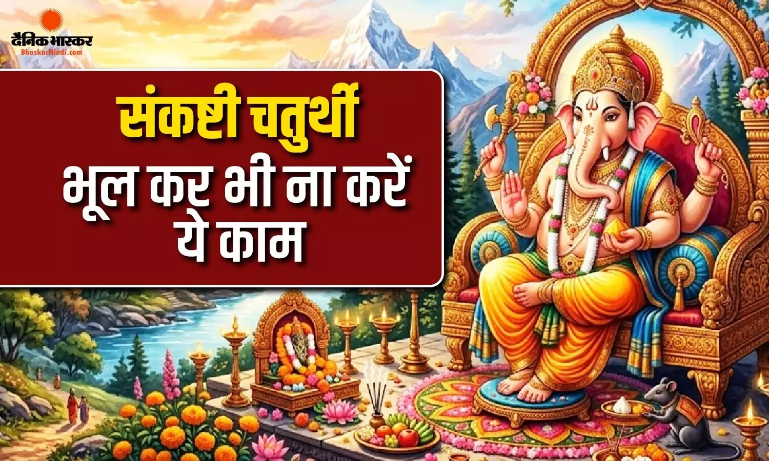 संकष्टी चतुर्थी पर करें ये उपाय, भगवान गणेश की कृपा से दूर होंगी बाधाएं संकष्टी चतुर्थी पर करें ये उपाय, भगवान गणेश की कृपा से दूर होंगी बाधाएं