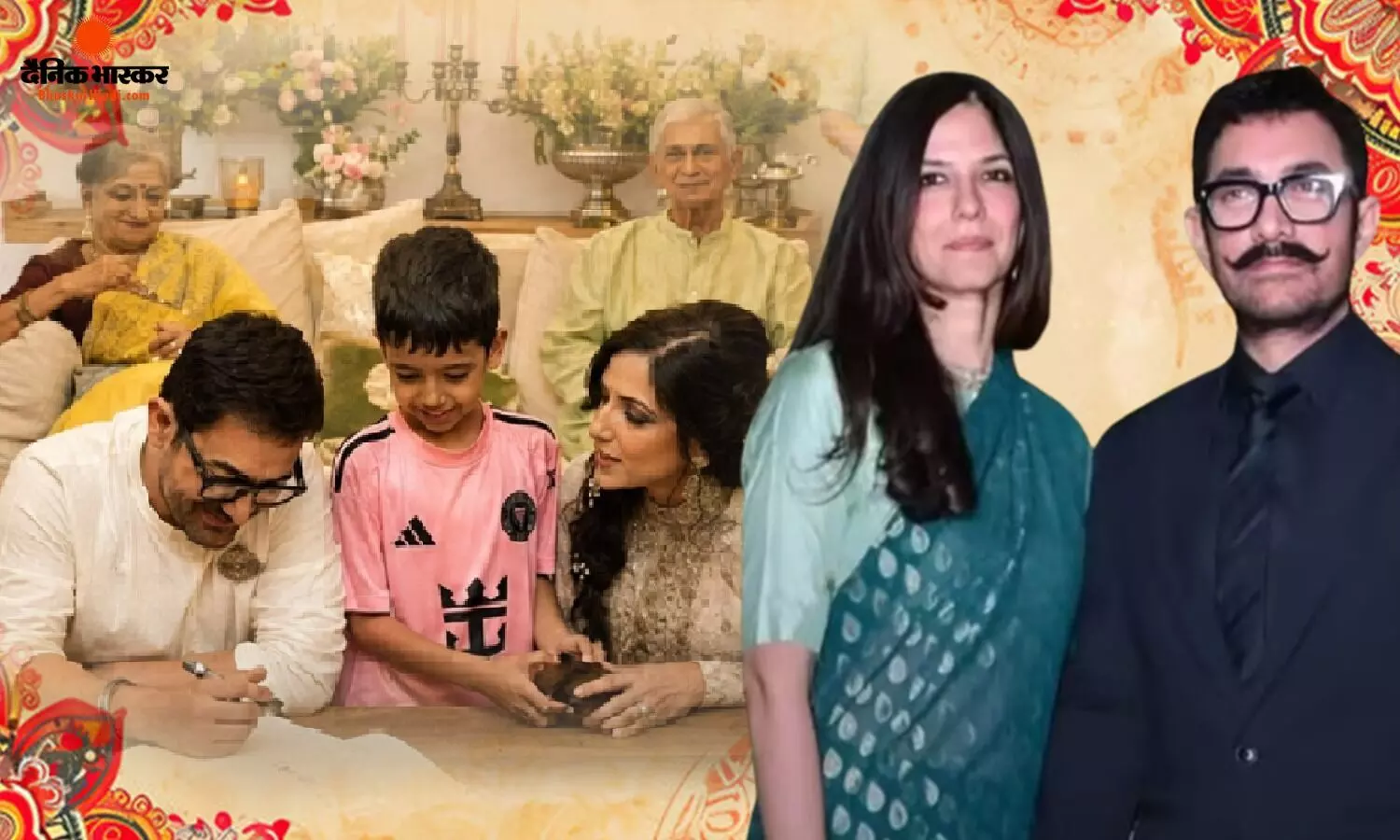 एक-दूजे के हुए आमिर खान और गौरी स्प्रैट, 61 की उम्र में तीसरी बार दूल्हा बने एक्टर, सामने आई शादी की तस्वीर एक-दूजे के हुए आमिर खान और गौरी स्प्रैट, 61 की उम्र में तीसरी बार दूल्हा बने एक्टर, सामने आई शादी की तस्वीर
