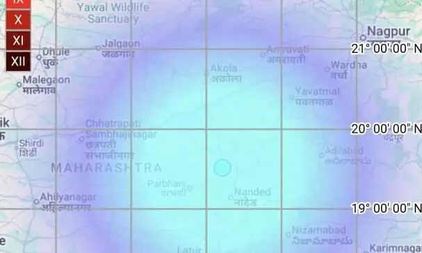 परभणी - हिंगोली और नांदेड़ में तड़के भूकंप के चार झटके, 4.6 तीव्रता का पहला झटका, जनहानि नहीं परभणी - हिंगोली और नांदेड़ में तड़के भूकंप के चार झटके, 4.6 तीव्रता का पहला झटका, जनहानि नहीं