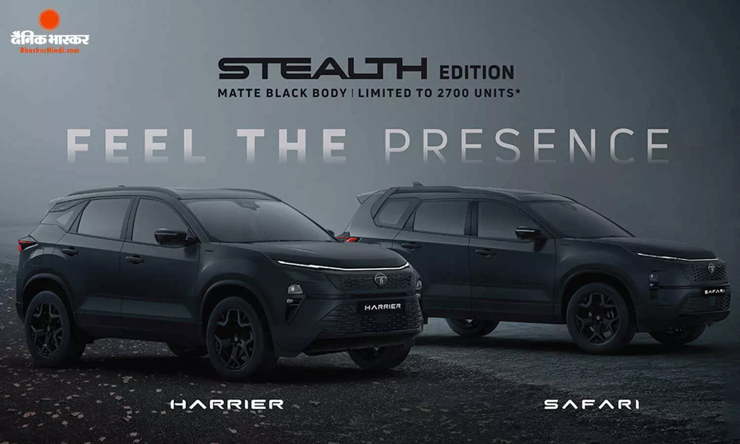 TATA ने लॉन्च की नई Harrier और Safari Stealth Edition, दमदार ब्लैक थीम के साथ मिलेंगे प्रीमियम फीचर्स TATA ने लॉन्च की नई Harrier और Safari Stealth Edition, दमदार ब्लैक थीम के साथ मिलेंगे प्रीमियम फीचर्स