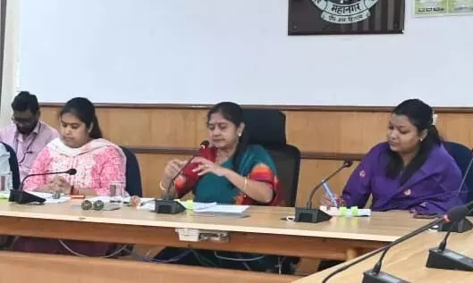 महापौर नीता ठाकरे ने कहा - दिव्यांगों के व्यवसाय के लिए उपलब्ध स्थान चिन्हित करें, 100 से 200 वर्गफुट स्थान उपलब्ध कराने का निर्देश महापौर नीता ठाकरे ने कहा - दिव्यांगों के व्यवसाय के लिए उपलब्ध स्थान चिन्हित करें, 100 से 200 वर्गफुट स्थान उपलब्ध कराने का निर्देश