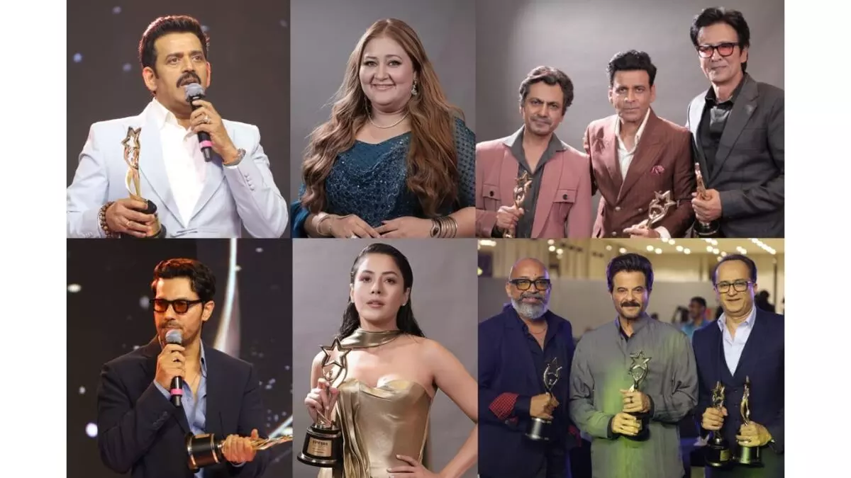 आइकॉनिक गोल्ड स्ट्रीमिंग अवॉर्ड्स 2026 में अनिल कपूर, मनोज बाजपेयी समेत सितारे सम्मानित आइकॉनिक गोल्ड स्ट्रीमिंग अवॉर्ड्स 2026 में अनिल कपूर, मनोज बाजपेयी समेत सितारे सम्मानित