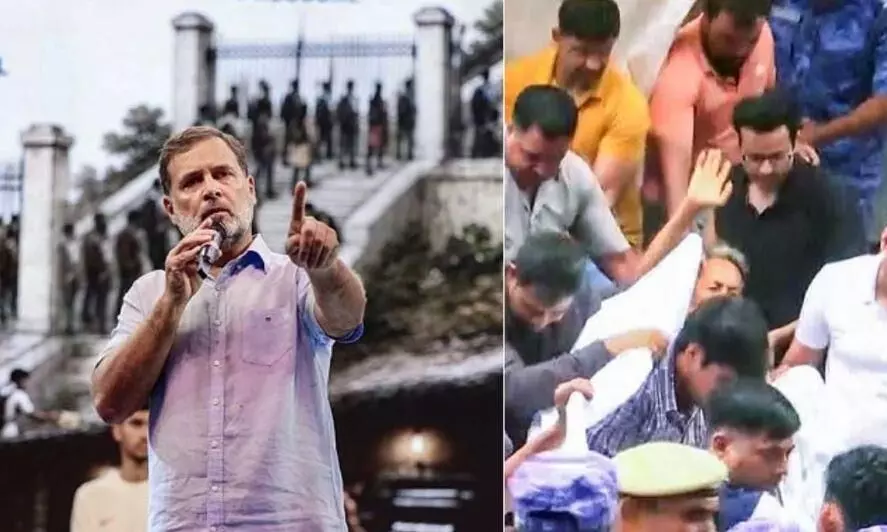 मुद्दों को उठाने से कोई ताकत...सोनम वांगचुक को धरना प्रदर्शन से हटाने पर राहुल गांधी ने मोदी सरकार पर साधा निशाना मुद्दों को उठाने से कोई ताकत...सोनम वांगचुक को धरना प्रदर्शन से हटाने पर राहुल गांधी ने मोदी सरकार पर साधा निशाना