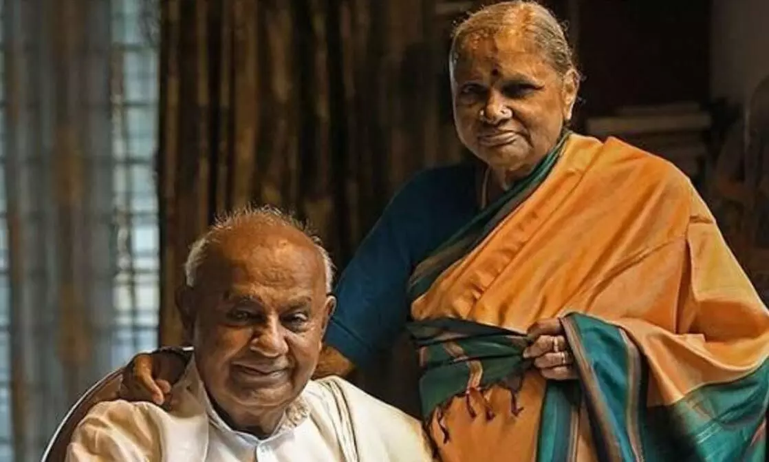 89 साल की उम्र में पूर्व PM एचडी देवेगौड़ा की पत्नी का निधन, इलाज के दौरान आया कार्डियक अरेस्ट 89 साल की उम्र में पूर्व PM एचडी देवेगौड़ा की पत्नी का निधन, इलाज के दौरान आया कार्डियक अरेस्ट