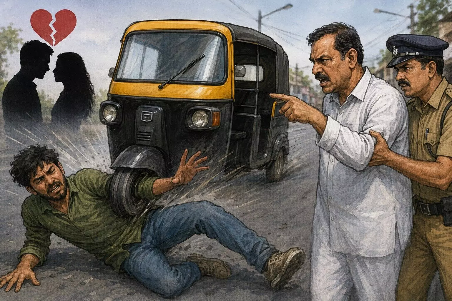 प्रेमिका को समझाने उसके घर गया था युवक, पिता ने ऑटो से कुचलने का किया प्रयास - आरोपी गिरफ्तार प्रेमिका को समझाने उसके घर गया था युवक, पिता ने ऑटो से कुचलने का किया प्रयास - आरोपी गिरफ्तार