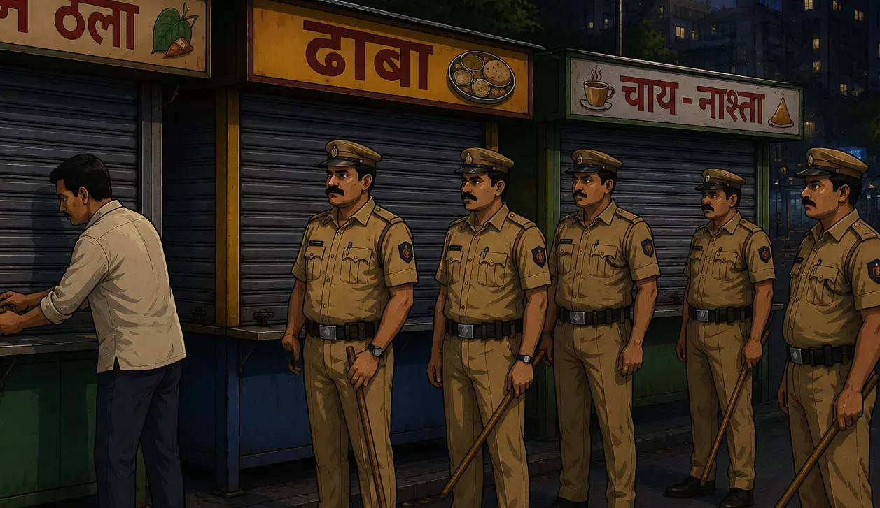 नागपुर में अब रात 10 बजे के बाद नहीं खोलकर रख सकेंगे अवैध पानठेले , ढाबे और चाय- नाश्ते के हाथठेले नागपुर में अब रात 10 बजे के बाद नहीं खोलकर रख सकेंगे अवैध पानठेले , ढाबे और चाय- नाश्ते के हाथठेले
