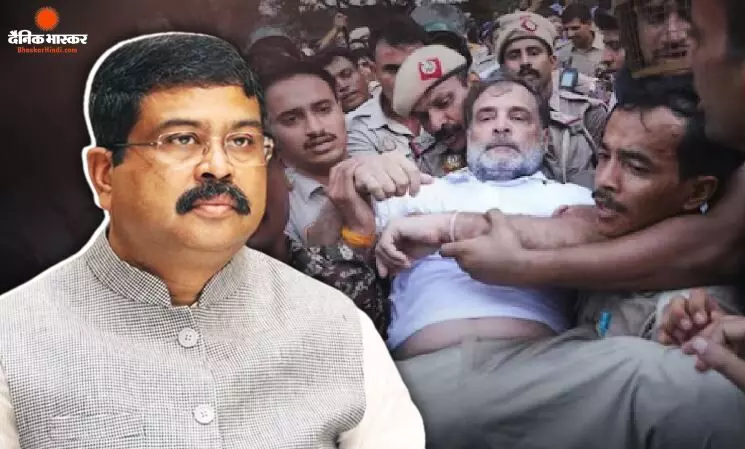 राहुल गांधी के प्रदर्शन और इस्तीफे की मांग पर धर्मेंद्र प्रधान का हमला, कहा  - सरकार NEET पर...