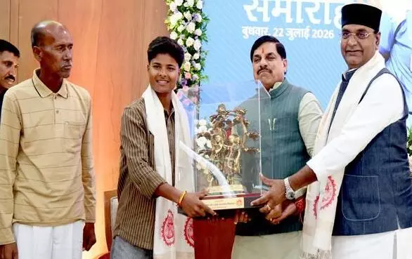 क्रांति ने अपनी प्रतिभा के दम पर दुनिया में बढ़ाया भारत का मान - मुख्यमंत्री डॉ. यादव