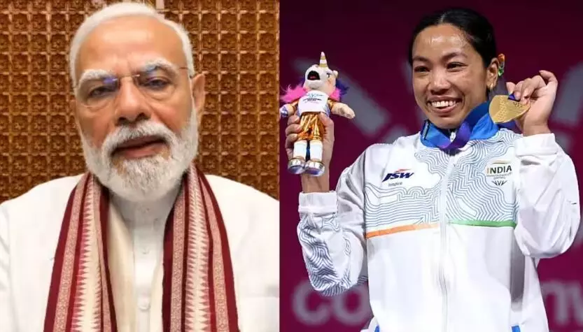 गोल्ड की हैट्रिक लगने से गदगद हुए PM मोदी, मीराबाई चानू को दी बधाई, एक्स पर किया पोस्ट