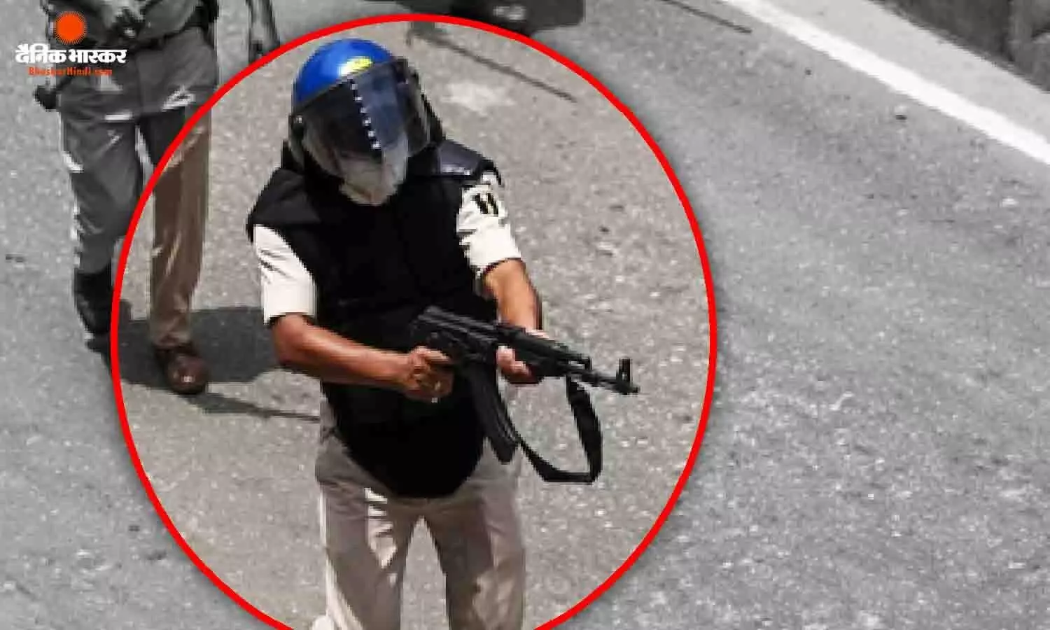 सिवान प्रदर्शन में AK47 चलाने वाला पुलिसकर्मी निलंबित, कई राउंड चलाई थी गोली