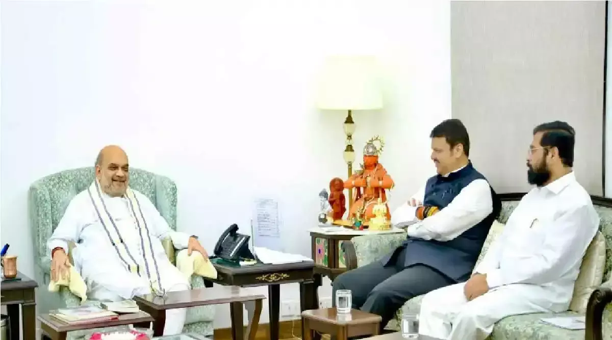 अमित शाह से फडणवीस-शिंदे की मुलाकात के बाद प्रदेश की राजनीति में हलचल, शरद गुट के एनडीए में शामिल होने पर हुई चर्चा!