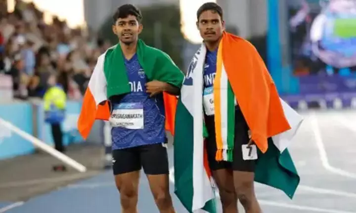 दिलीप ने भारत को दिलाया तीसरा गोल्ड, पैरा 100 मी. रेस में रहे अव्वल, मोहम्मद बासिल ने जीता सिल्वर दिलीप ने भारत को दिलाया तीसरा गोल्ड, पैरा 100 मी. रेस में रहे अव्वल, मोहम्मद बासिल ने जीता सिल्वर