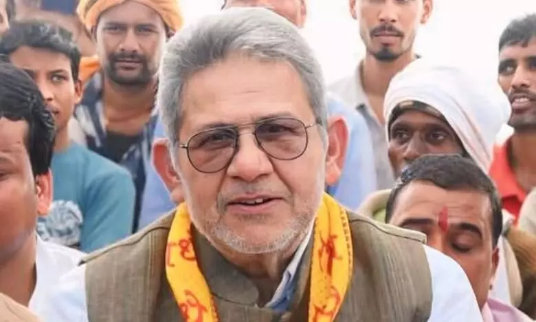 रिजल्ट से एक दिन पहले कांग्रेस का बड़ा एक्शन, राजेंद्र भारती को पार्टी से किया सस्पेंड, घनश्याम सिंह ने लगाया था भितरघात का आरोप