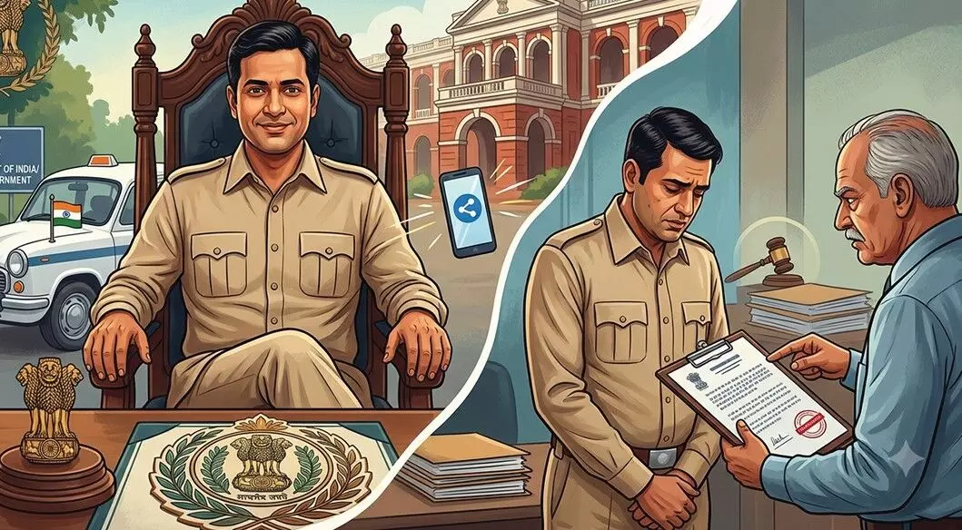सरकारी कुर्सी की नुमाइश पड़ेगी भारी ,सोशल मीडिया पर पोस्ट संभलकर सरकारी कुर्सी की नुमाइश पड़ेगी भारी ,सोशल मीडिया पर पोस्ट संभलकर
