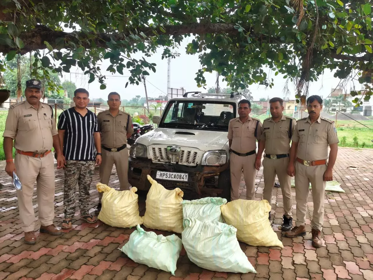 वाहन छोडक़र भागे तस्कर, ३.४५ लाख की नशीले सिरप बरामद वाहन छोडक़र भागे तस्कर, ३.४५ लाख की नशीले सिरप बरामद