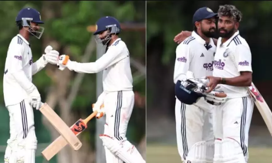 टीम इंडिया ने वॉर्मअप मैच में श्रीलंका-11 को हराया, मोहम्मद सिराज ने 3 छक्के जड़कर दिलाई रोमांचक जीत टीम इंडिया ने वॉर्मअप मैच में श्रीलंका-11 को हराया, मोहम्मद सिराज ने 3 छक्के जड़कर दिलाई रोमांचक जीत