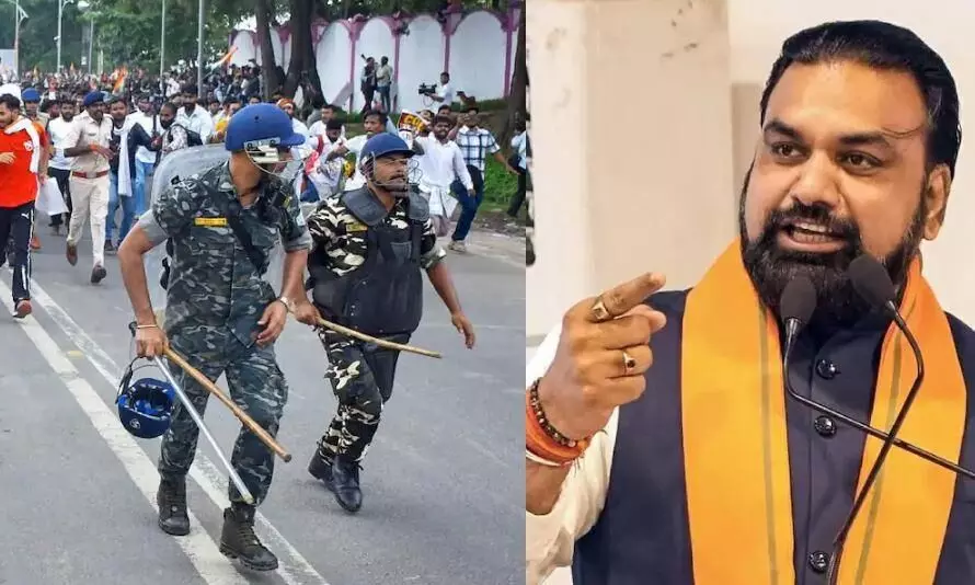 सीएम सम्राट चौधरी ने छात्र के हितैषी राहुल गांधी पर बोला तीखा हमला, कहा- उनके इशारे पर किया गया लाठी चार्ज सीएम सम्राट चौधरी ने छात्र के हितैषी राहुल गांधी पर बोला तीखा हमला, कहा- उनके इशारे पर किया गया लाठी चार्ज