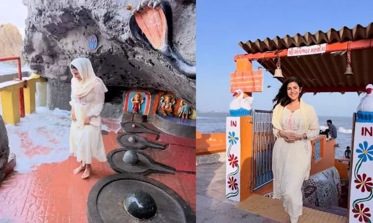 सावन शिवरात्रि पर दीव पहुंचीं निमरत कौर, गंगेश्वर महादेव मंदिर में की पूजा सावन शिवरात्रि पर दीव पहुंचीं निमरत कौर, गंगेश्वर महादेव मंदिर में की पूजा