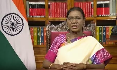 बीते एक दशक में देश ने तेजी के साथ तरक्की की 80वें स्वतंत्रता दिवस की पूर्व संध्या से पहले राष्ट्रपति मुर्मू का राष्ट्र के नाम संबोधन बीते एक दशक में देश ने तेजी के साथ तरक्की की 80वें स्वतंत्रता दिवस की पूर्व संध्या से पहले राष्ट्रपति मुर्मू का राष्ट्र के नाम संबोधन
