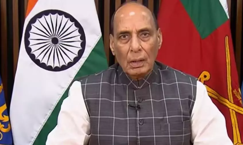 स्वतंत्रता दिवस की पूर्व संध्या पर रक्षा मंत्री ने सैनिकों के नाम जारी किया संदेश, त्याग, लगन और धैर्य से देश की सेवा में जुटे स्वतंत्रता दिवस की पूर्व संध्या पर रक्षा मंत्री ने सैनिकों के नाम जारी किया संदेश, त्याग, लगन और धैर्य से देश की सेवा में जुटे