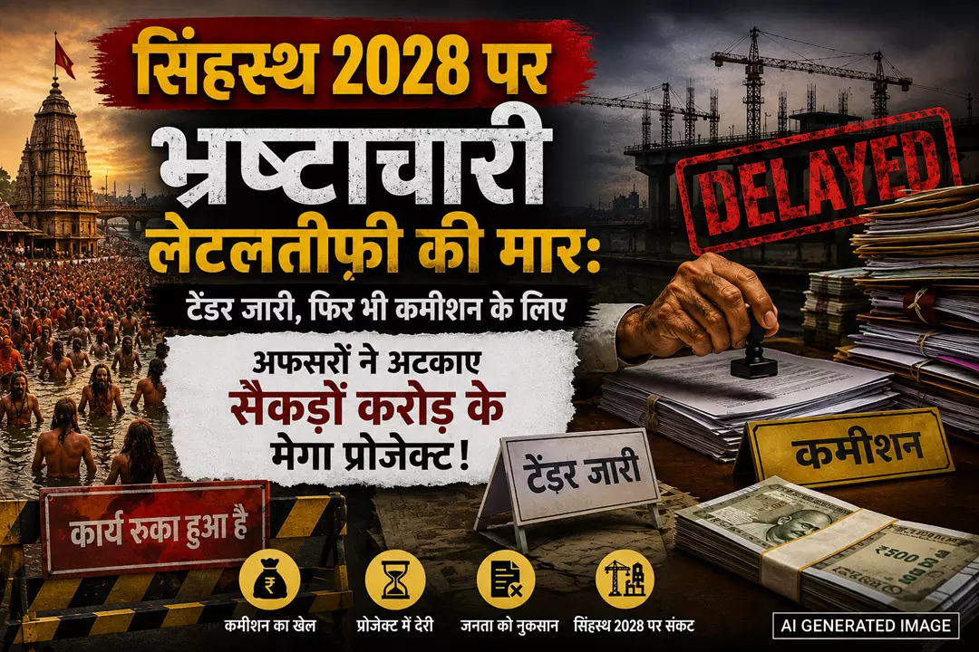 टेंडर जारी, फिर भी कमीशन के लिए अफसरों ने अटकाए सैकङों करोड़ के मेगा प्रोजेक्ट!