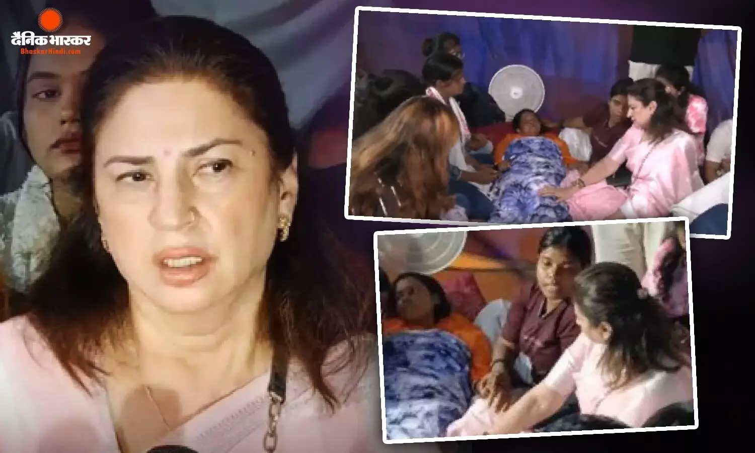 झारखंड प्रोटेस्ट में पहुंचीं एक्ट्रेस कुनिका सदानंद, सरकार से की अपील बोलीं- इन बच्चों की बात सुनें
