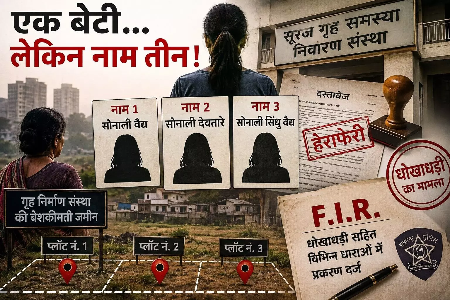 एक बेटी के तीन अलग-अलग नाम से खेला गया करोड़ों की संपत्ति हड़पने का खेल, तत्कालीन अध्यक्ष ने बेशकीमती जमीन हड़पी