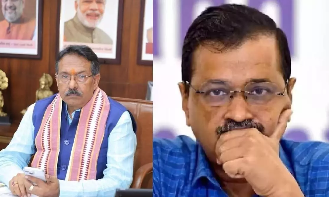 केजरीवाल ने बीजेपी पर साधा निशाना, दिल्ली बीजेपी अध्यक्ष ने किया पलटवार