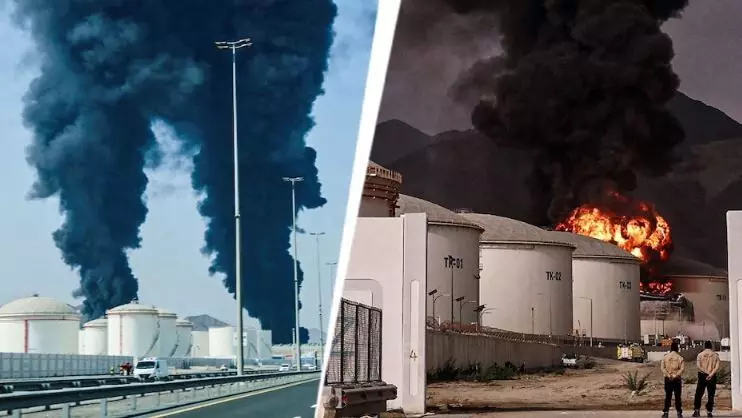 UAE में मिसाइल अलर्ट से मचा हड़कंप, ईरान पर दो बैलिस्टिक मिसाइल दागने का आरोप UAE में मिसाइल अलर्ट से मचा हड़कंप, ईरान पर दो बैलिस्टिक मिसाइल दागने का आरोप