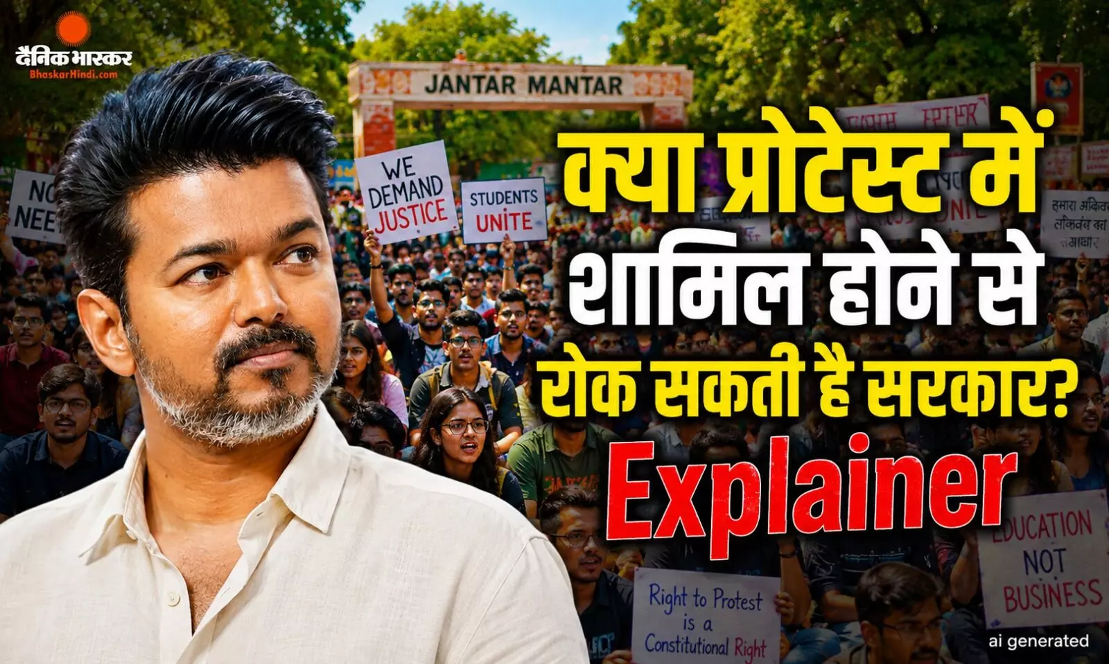 छात्रों के प्रदर्शन में शामिल होने के फरमान पर सीएम विजय ने लिया यूटर्न! क्यों पलटना पड़ा फैसला, स्टूडेंट प्रोटेस्ट पर क्या कहते हैं नियम? छात्रों के प्रदर्शन में शामिल होने के फरमान पर सीएम विजय ने लिया यूटर्न! क्यों पलटना पड़ा फैसला, स्टूडेंट प्रोटेस्ट पर क्या कहते हैं नियम?