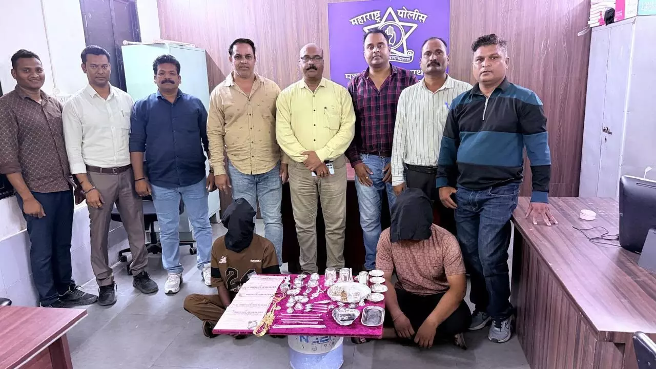 गिट्टीखदान में दो चोरियों का पर्दाफाश, बंद घरों के ताले तोड़कर चोरी करते थे आरोपी - दो आरोपी गिरफ्तार