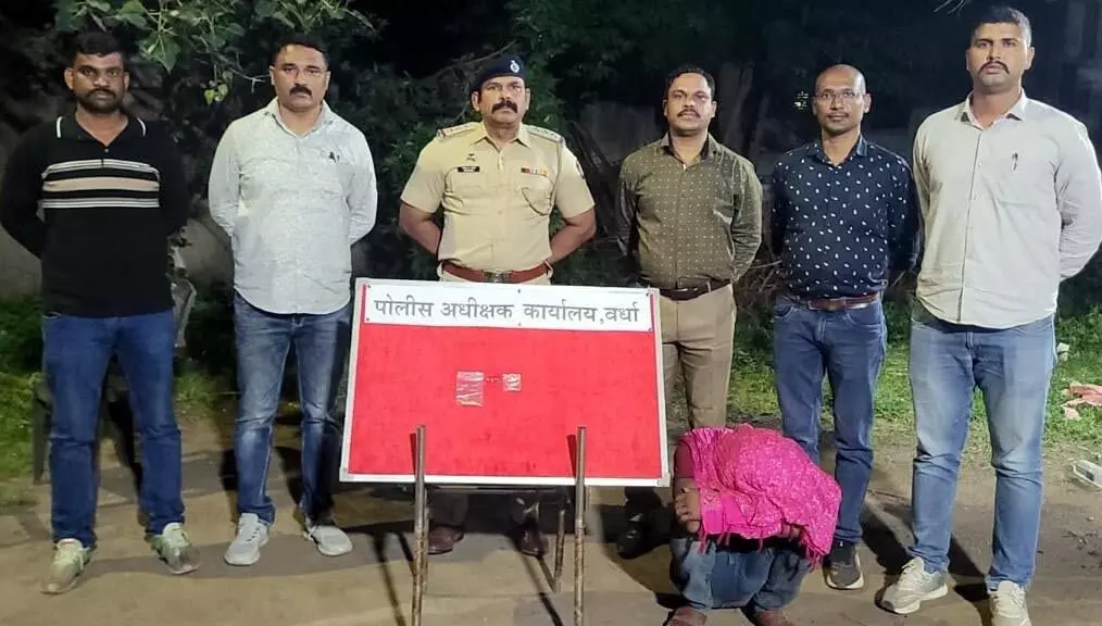 वर्धा में सेंधमारी का पर्दाफाश, रेलवे स्टेशन से आरोपी गिरफ्तार
