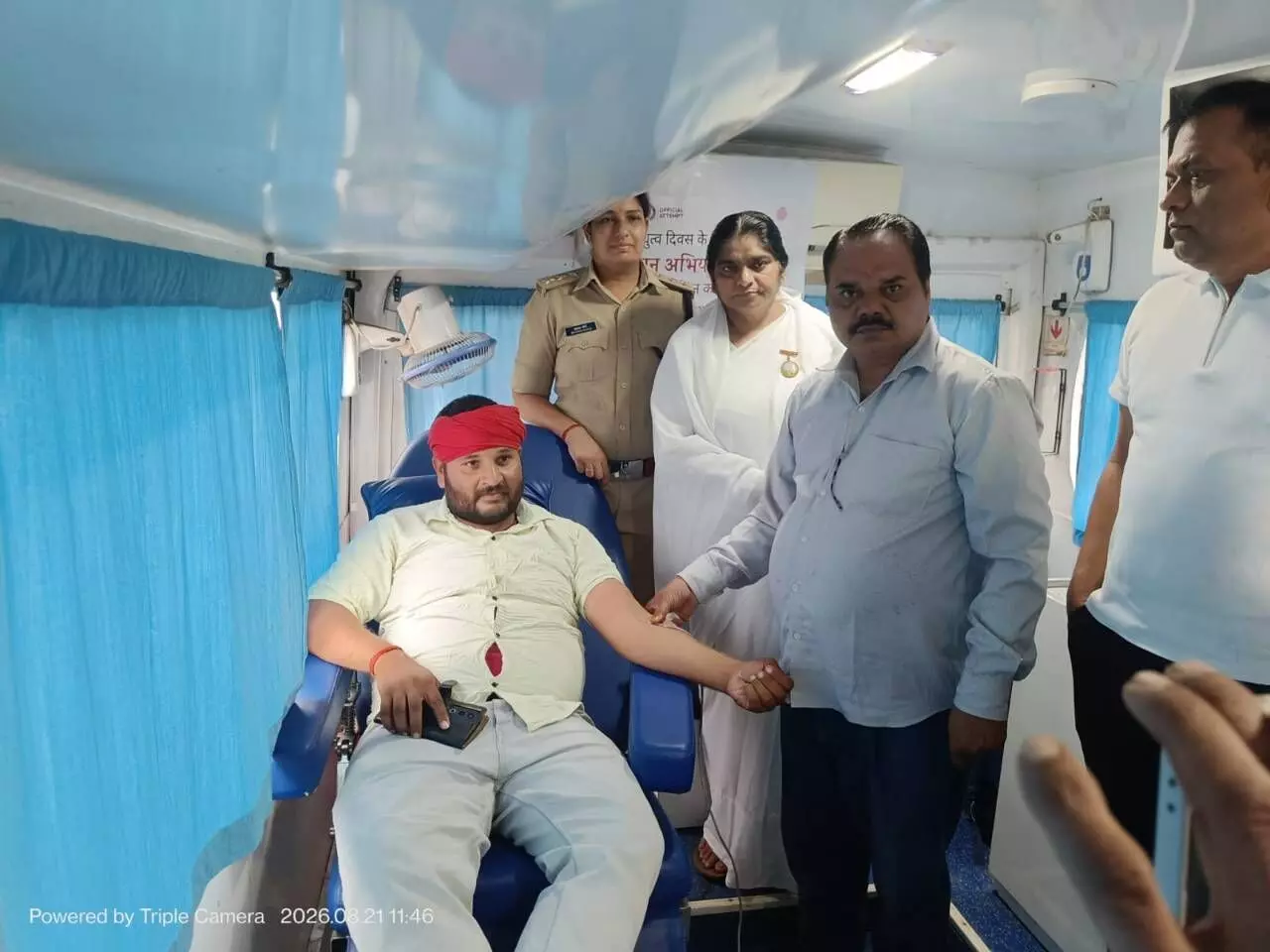 शिविर में नशामुक्ति की शपथ लेकर समाज को दिया स्वस्थ जीवन का संदेश