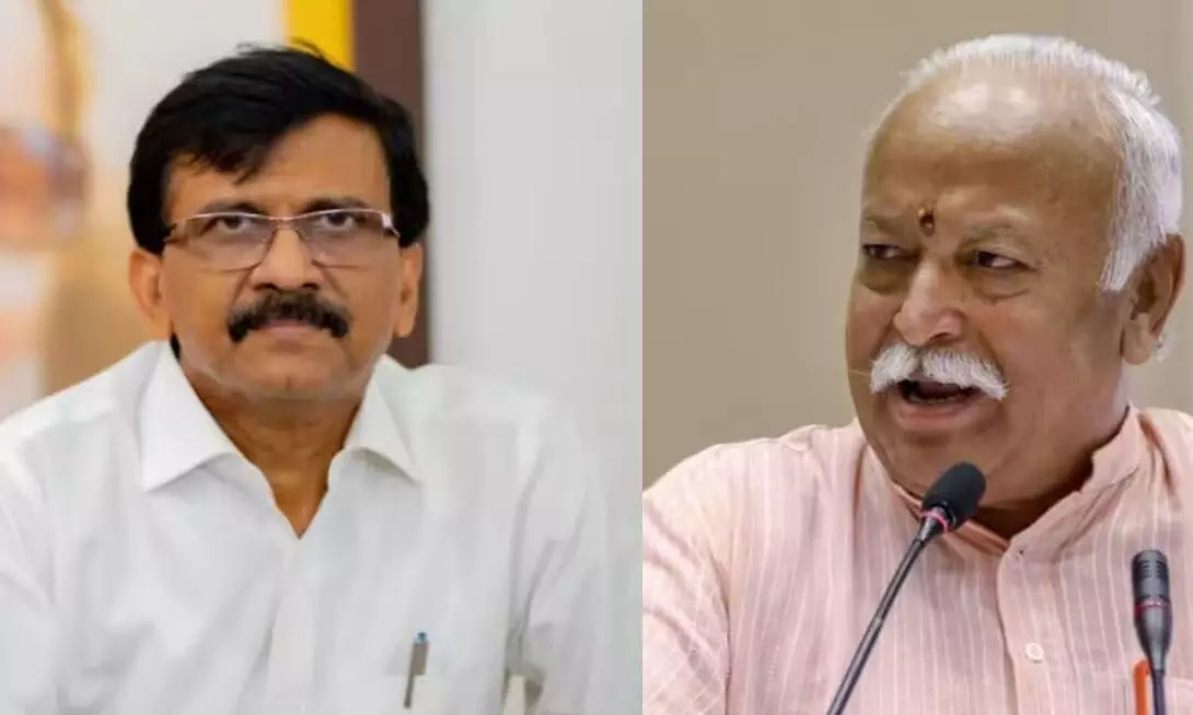 संजय राउत ने RSS चीफ को तानाशाह कहकर घेरा, न्यूयॉर्क दौरे पर कसा तंज संजय राउत ने RSS चीफ को तानाशाह कहकर घेरा, न्यूयॉर्क दौरे पर कसा तंज