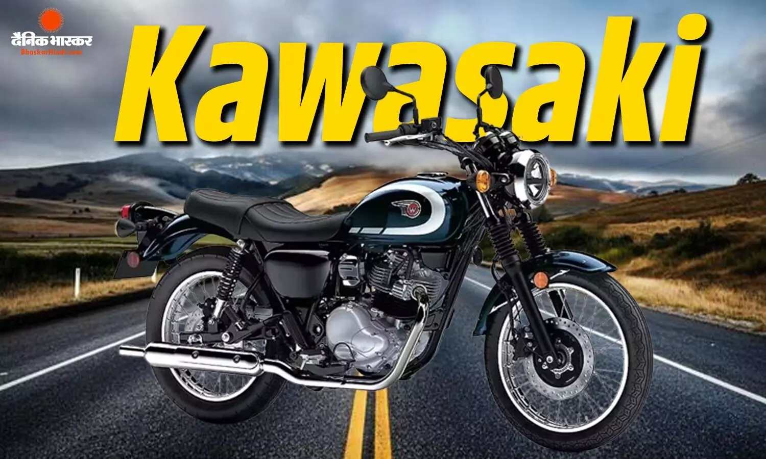 Kawasaki W230 को मिला नया Ebony कलर, जानें क्या हुए नए बदलाव
