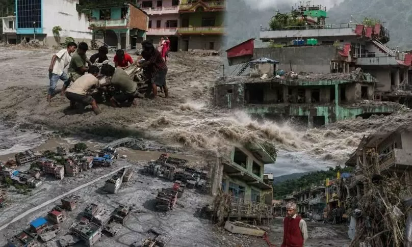 कीचड़ और मलबे में तब्दील हुए घर, दलदल में धंसी मिली लाशें, रोंगटे खड़े कर देंगी बाढ़ के 24 घंटे बाद की तस्वीरें