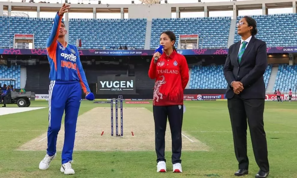 विमेंस एशिया कप में भारत का मुकाबला थाईलैंड से, टॉस हारकर पहले बैटिंग करेगी टीम इंडिया, प्रतिका रावल का हुआ टी20 डेब्यू विमेंस एशिया कप में भारत का मुकाबला थाईलैंड से, टॉस हारकर पहले बैटिंग करेगी टीम इंडिया, प्रतिका रावल का हुआ टी20 डेब्यू