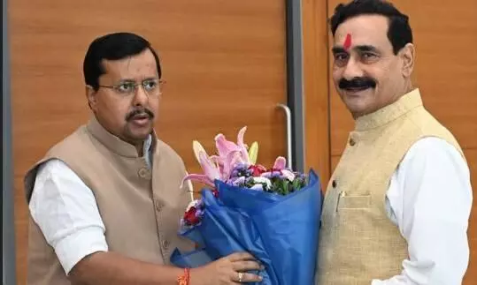 डॉ. नरोत्तम मिश्रा ने दिल्ली में बीजेपी अध्यक्ष नितिन नवीन से की मुलाकात, कई विषयों को लेकर हुई चर्चा