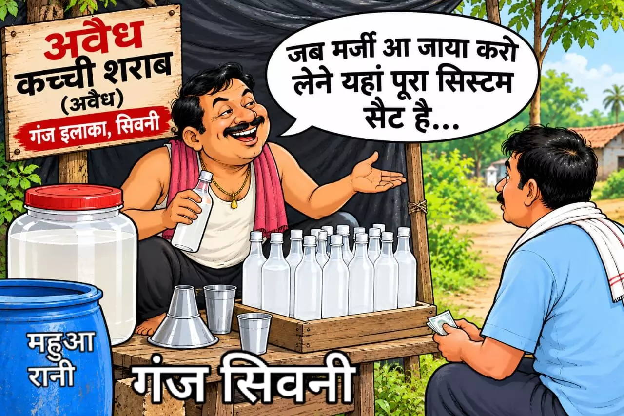 अवैध कच्ची शराब निर्माण की फैक्ट्री बना गंज इलाका अवैध कच्ची शराब निर्माण की फैक्ट्री बना गंज इलाका