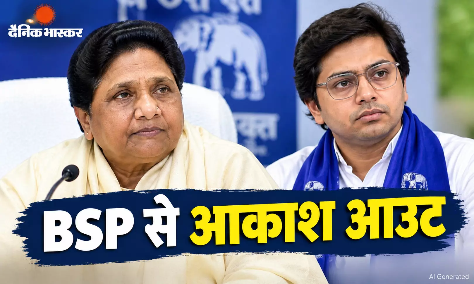 मायावती का बड़ा एक्शन, भतीजे आकाश आनंद को बसपा से बाहर, 2027 चुनाव से पहले लिया बड़ा फैसला