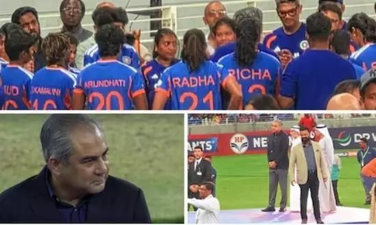 फिर बेइज्जत हुआ पाकिस्तान, भारतीय विमेंस टीम ने मोहसिन नकवी से नहीं ली ट्रॉफी, देखें वीडियो