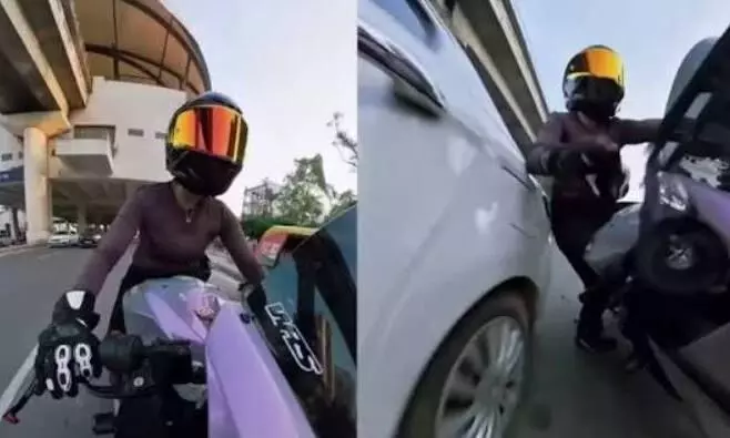 पीड़िता सिया की प्रतिक्रिया आई सामने, कहा- हम बाइक तेज या धीमी कर रहे थे तो आपने पीछा क्यों किया?