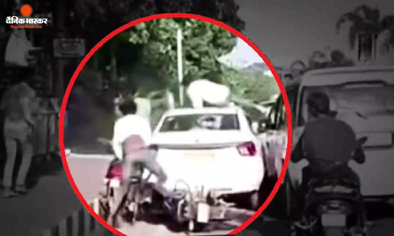 भोपाल में ओवैसी के काफिले में बड़ा हादसा, आपस में टकराईं कई बाइकें, कई घायल