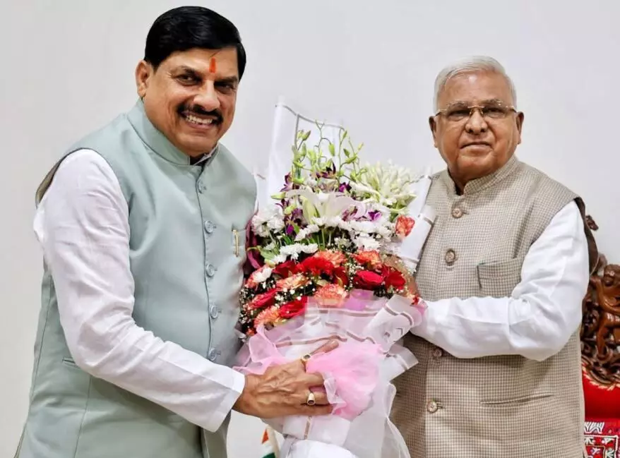 मुख्यमंत्री डॉ. मोहन यादव ने लोक भवन पहुंचकर राज्यपाल मंगुभाई पटेल से की सौजन्य भेंट,  सेवा संकल्प अभियान में किए जाने वाले कार्यक्रमों की दी जानकारी