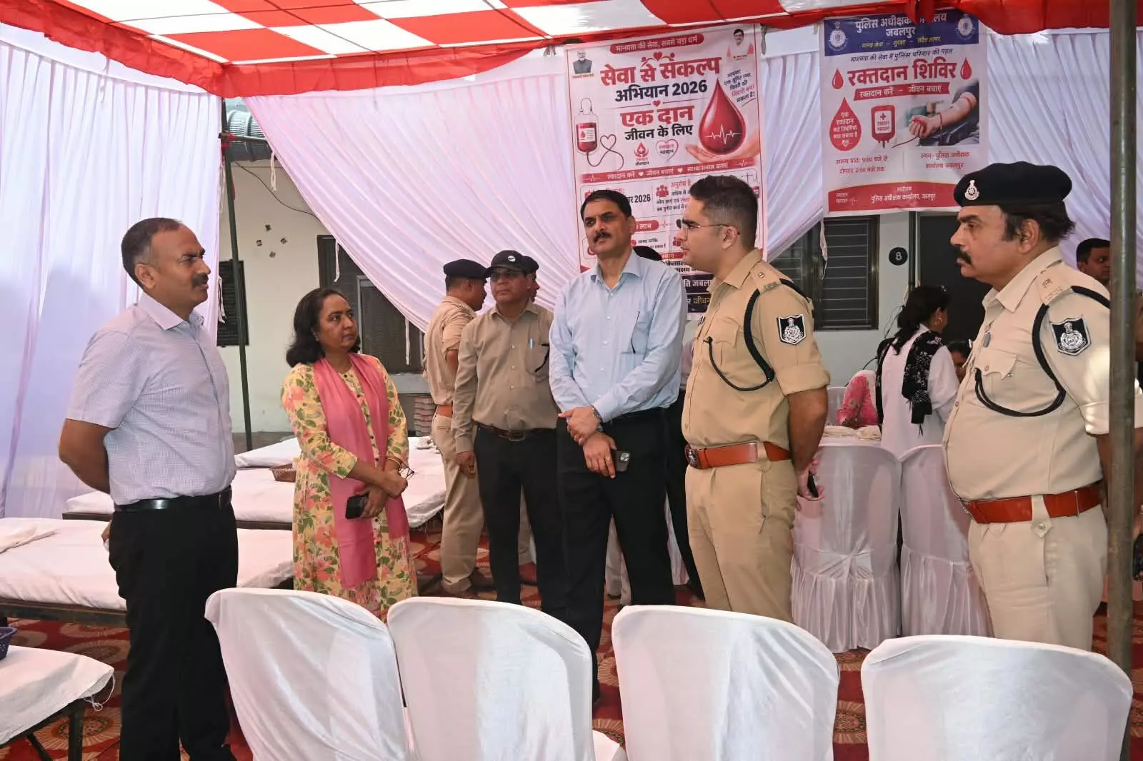 70 जवानों ने किया रक्तदान 70 जवानों ने किया रक्तदान